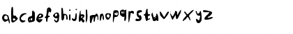 Download Punk Rock Handwriting Regular Font Lowercase Preview