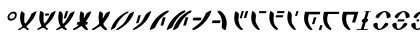 Download Zeta Reticuli Italic Italic Font Lowercase Preview