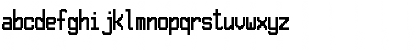 Download 16x8Pxl_Mono Regular Font Lowercase Preview
