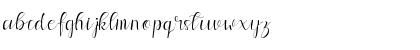 Download Allisya Regular Font Lowercase Preview