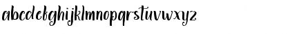 Download Aminetta Regular Font Lowercase Preview