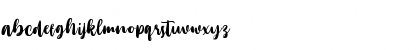 Download Annamellia Regular Font Lowercase Preview