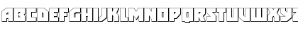 Download Arctic Guardian 3D Regular Font Lowercase Preview