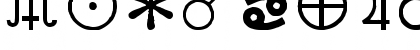 Download AstroDings Regular Font Lowercase Preview