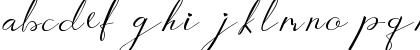 Download Aucklands Script Regular Font Lowercase Preview