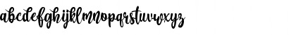 Download Augustha demo Regular Font Lowercase Preview