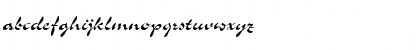 Download Avalon Normal Regular Font Lowercase Preview