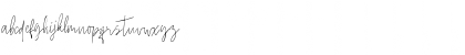 Download Beauty Signature Regular Font Lowercase Preview