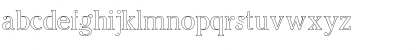 Download Cheltenham Outline Regular Font Lowercase Preview