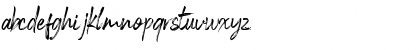 Download Black Vosten Personal Use Regular Font Lowercase Preview