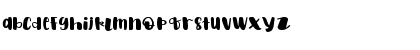 Download boba Regular Font Lowercase Preview