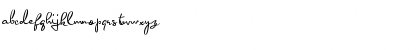 Download Bonagea Regular Font Lowercase Preview