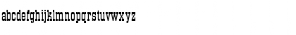 Download BoomTown Regular Font Lowercase Preview