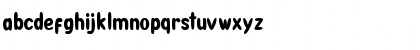 Download BooRush Regular Font Lowercase Preview