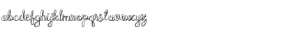 Download Brazilian Script Regular Font Lowercase Preview