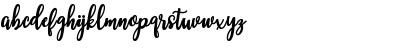 Download breather Regular Font Lowercase Preview