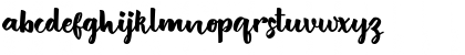 Download British Script Regular Font Lowercase Preview