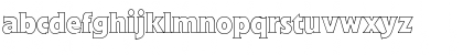 Download Brunhilda Bold Hollow Regular Font Lowercase Preview