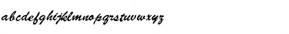 Download Brush  Font Lowercase Preview