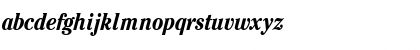 Download CheltenhamCond Bold Italic Font Lowercase Preview