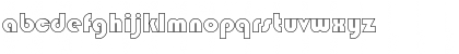 Download Byron Hollow Regular Font Lowercase Preview