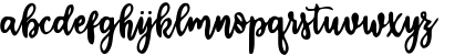 Download Calligraphy Stye Regular Font Lowercase Preview
