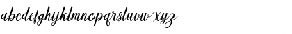 Download Callisa Script Regular Font Lowercase Preview