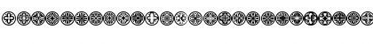 Download Circular Ornaments Regular Font Lowercase Preview
