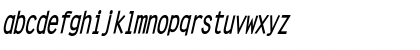 Download Clean-Condensed Bold Italic Font Lowercase Preview