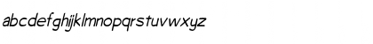Download Copybook-Condensed Italic Font Lowercase Preview
