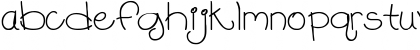 Download DJB Chubby Muffins Regular Font Lowercase Preview