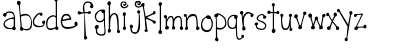Download DJB  It's Full of Dots Regular Font Lowercase Preview