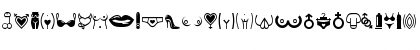 Download Erotic Symbols Regular Font Lowercase Preview