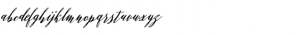 Download Evelyne Script Regular Font Lowercase Preview