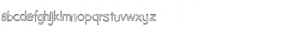 Download Evins Hollow Condensed Regular Font Lowercase Preview