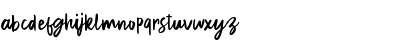 Download Exotic Queen Regular Font Lowercase Preview