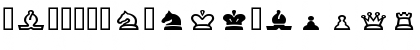 Download ChessPiece Wide Font Lowercase Preview