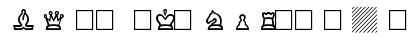 Download ChessSSK Regular Font Lowercase Preview
