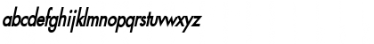 Download Fusi-Condensed Bold Italic Font Lowercase Preview