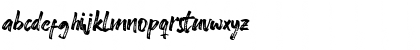 Download Ghost Brush Regular Font Lowercase Preview