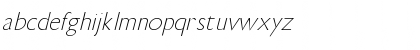 Download Gilligan-Italic Normal Font Lowercase Preview