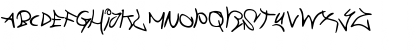 Download Graffiti Street Rotated 2 Regular Font Lowercase Preview