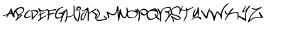 Download Graffiti Street Rotated Italic Italic Font Lowercase Preview