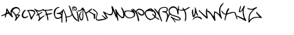 Download Graffiti Street Rotated Regular Font Lowercase Preview
