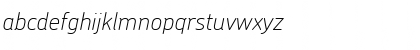 Download ChevinThinItalic Regular Font Lowercase Preview