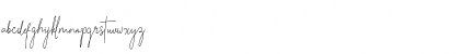 Download Julietta Signature Regular Font Lowercase Preview