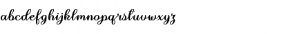 Download June Calligraphy Regular Font Lowercase Preview