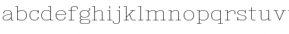 Download Kingsbridge Expanded UltraLight Font Lowercase Preview