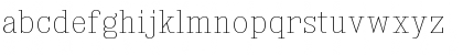 Download Kingsbridge SemiCondensed UltraLight Font Lowercase Preview