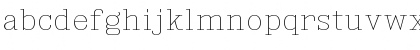 Download Kingsbridge UltraLight Font Lowercase Preview